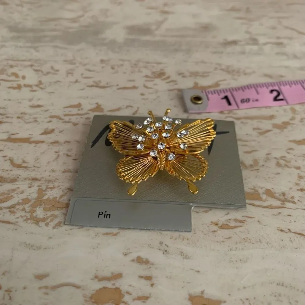 Vintage monet Butterfly pin